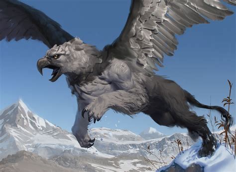 "Griffin." Artist Mark Tarrisse. | Fantasy creatures art, Mythical ...