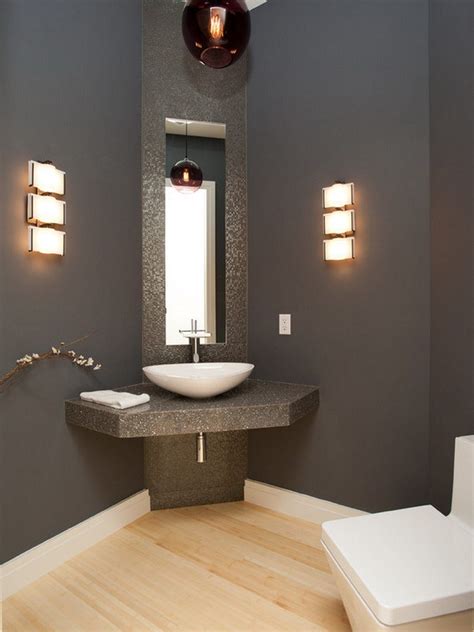 20 Beautiful Corner Vanity Designs For Your Bathroom - Housely | Cuarto ...