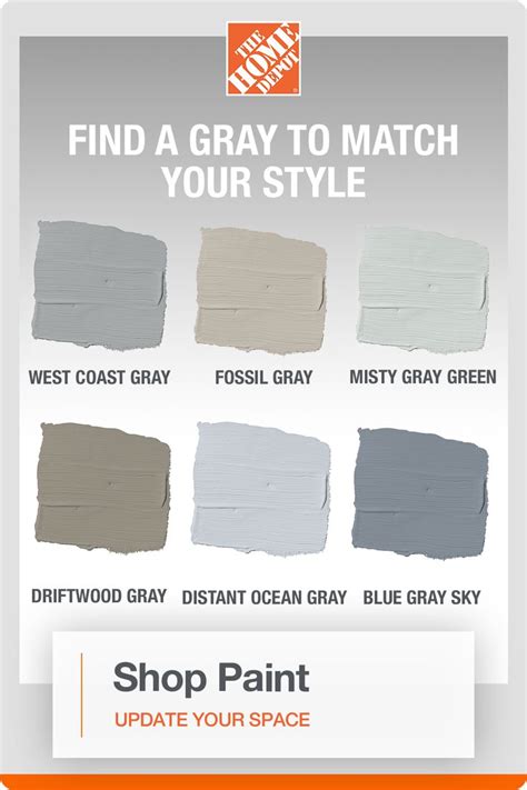 Narrow down your gray paint palette with top shades from The Home Depot ...