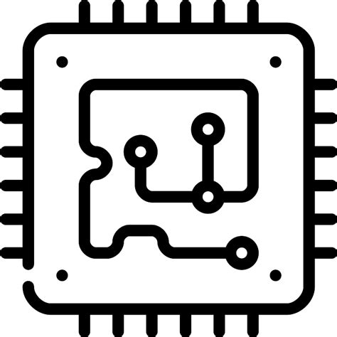 Microchip Vector SVG Icon - SVG Repo