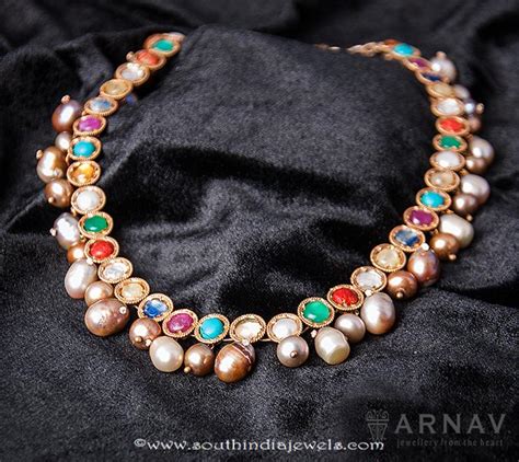 Navarathna Necklace From Arnav ~ South India Jewels