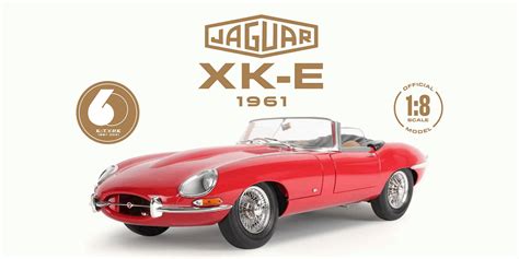 1961 Jaguar XKE 1:8 scale model kit, Agora Models