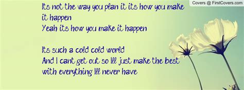 Its A Cold World Quotes. QuotesGram