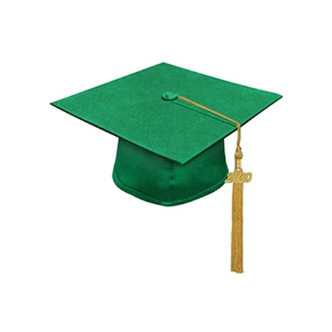 2021 Oswego Matte Green Cap & Tassel Package | Grad Gown