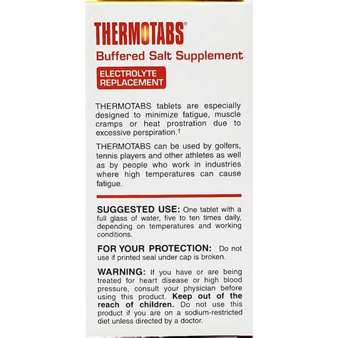 Thermotabs | Buffered Salt Supplement – Hargraves Online Healthcare