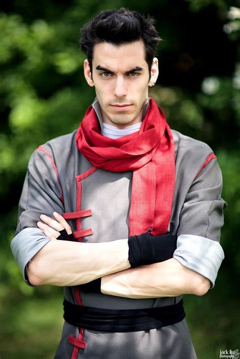 My friend cosplaying as Mako : TheLastAirbender