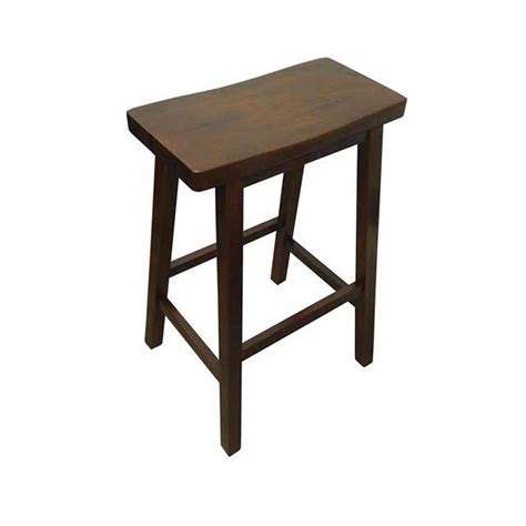 Zen Timber Bar Stool 680mm Kitchen Height Walnut