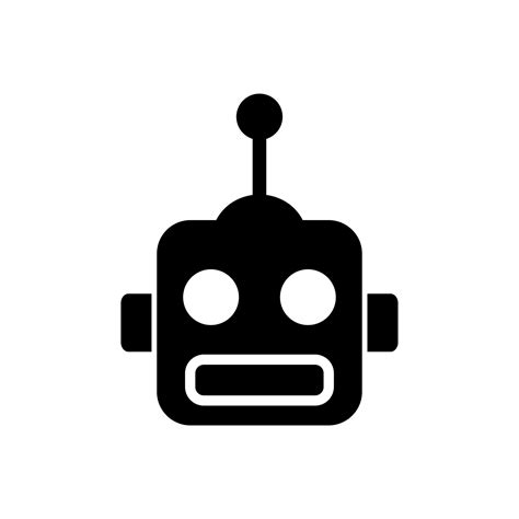 head robot icon 12723107 Vector Art at Vecteezy