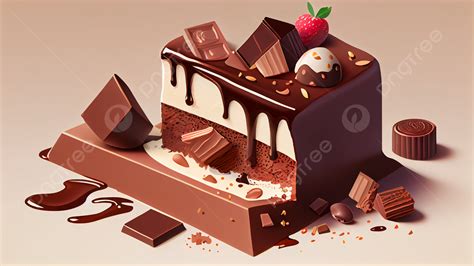 Chocolate Cake Background, Chocolate, Cake, Dessert Background Image ...