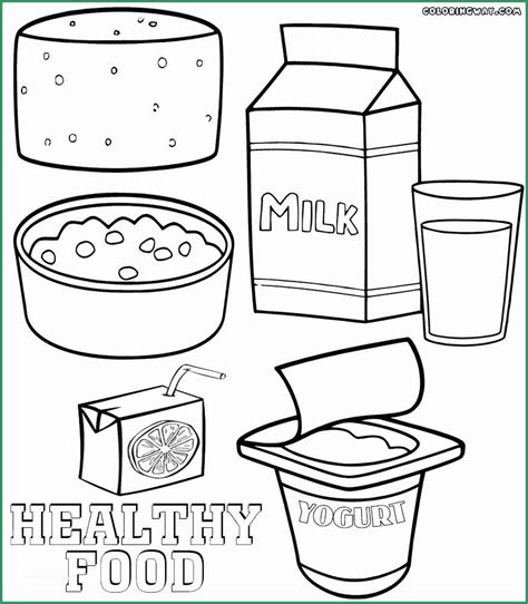 Pretty Photo of Healthy Food Coloring Pages - davemelillo.com | Food ...