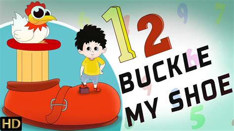 1-2 Buckle My Shoe (HD) | Nursery Rhymes | Popular Kids Songs ...