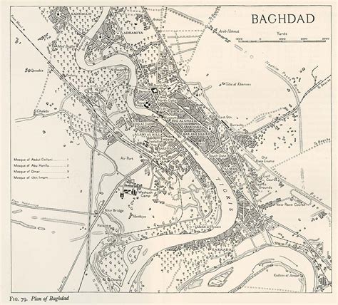 Map of Baghdad in 1944 | Baghdad, Map, Middle east map