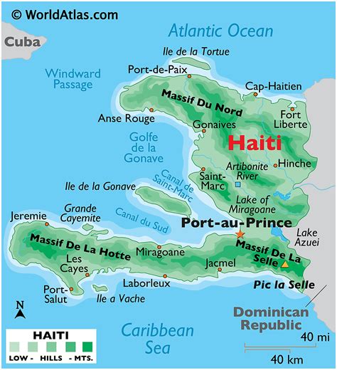 Mapas de Haití - Atlas del Mundo