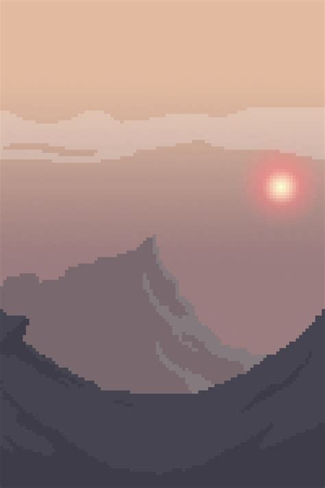 Pixel Art Landscapes on Behance