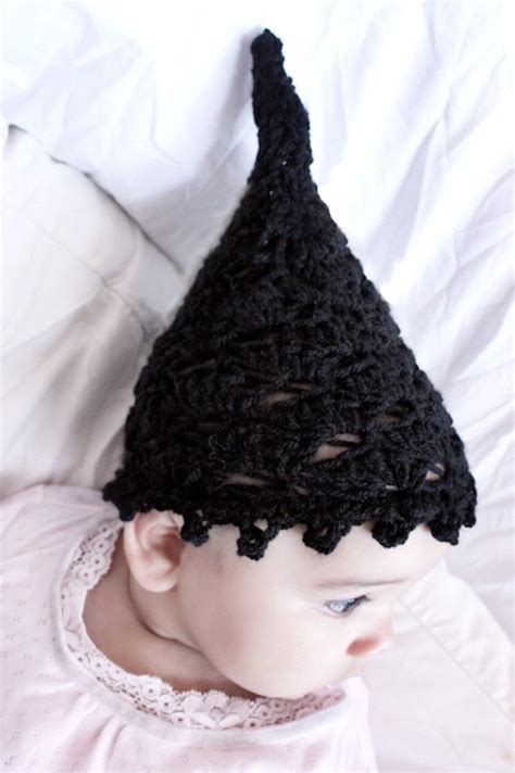 3 to 6m Crochet Witch Baby Hat for Girls and Boys Pointy | Etsy