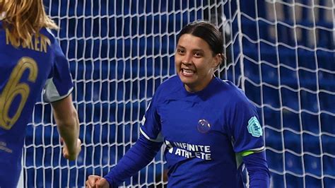 Chelsea Women 4-1 Paris FC: Sam Kerr nets superb hat-trick to earn ...