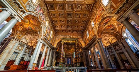 Interior Design of the Basilica of St Mary Major in Rome · Free Stock Photo