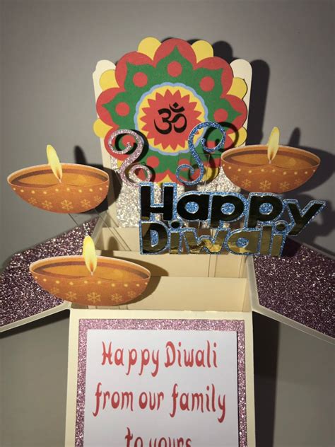 Diwali Card Pop up Box Card Happy Diwali - Etsy UK