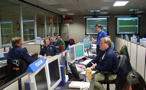 Engineers in the Mars Reconnaissance Orbiter mission control room ...