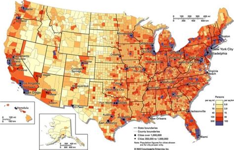 United States Population Map | Facts