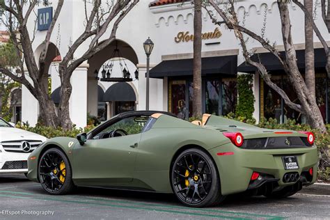 Matte Green Ferrari 458 Italia by Platinum Motorsport - GTspirit