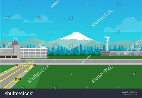 1,341 Cartoon Airport Runway Images, Stock Photos & Vectors | Shutterstock