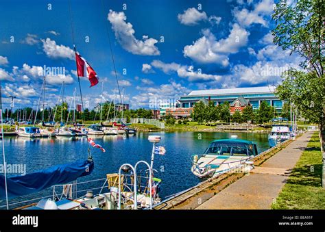 Thunder Bay Ontario Canada waterfront harbour and the Histroical CN ...