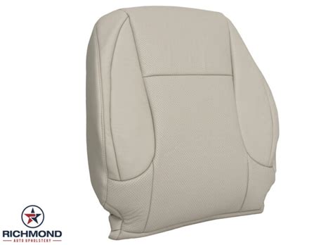 2010-2013 Lexus GX460 Leather Seat Cover: Driver Lean Back, White ...