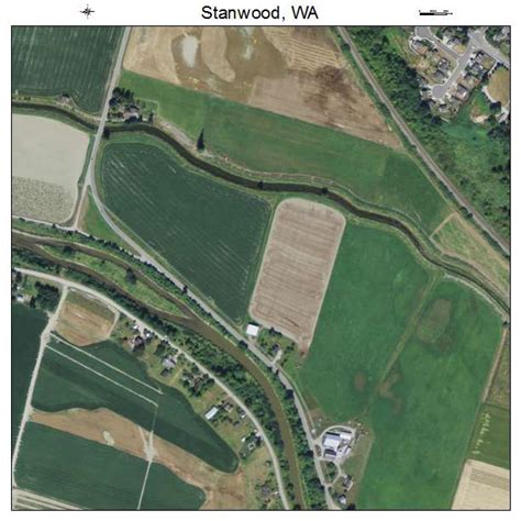 Aerial Photography Map of Stanwood, WA Washington