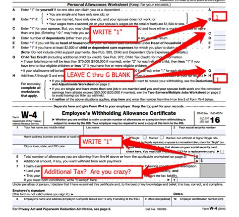 How To Fill Out A W 4 Employee's Withholding Certificate - IMAGESEE