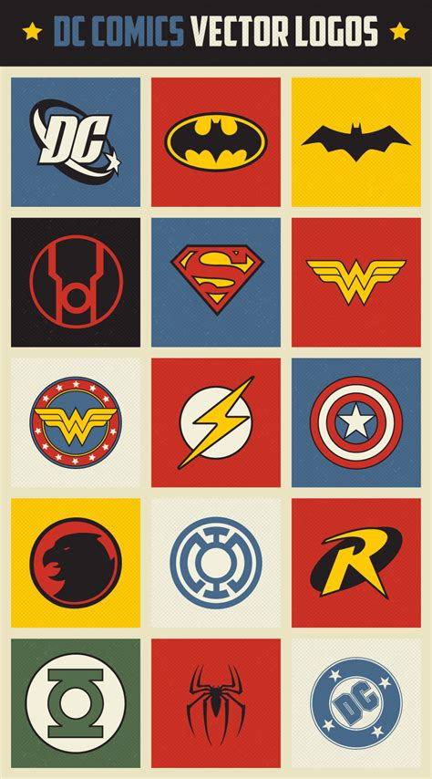 Free Retro DC Comics Vector Logo Icons | Dc comics logo, Comics logo ...