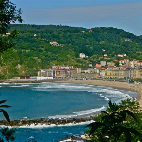 View of Zurriola beach in San Sebastian, Spain San Fran, Summer Beauty ...