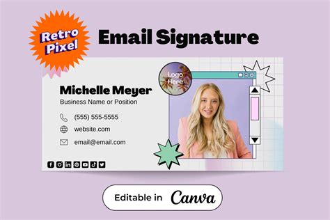 Email Signature Template | Canva | Creative Market