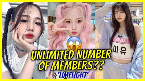 LIMELIGHT Kpop Girl Group First Three Members - YouTube