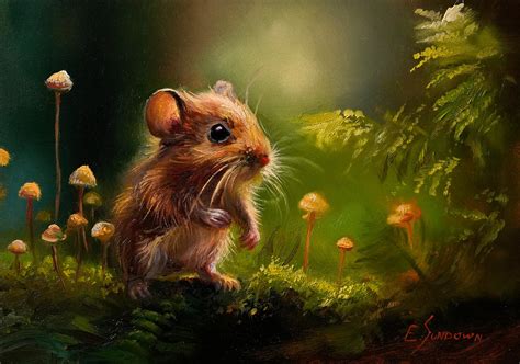 Mouse originaOil Painting – evesundown