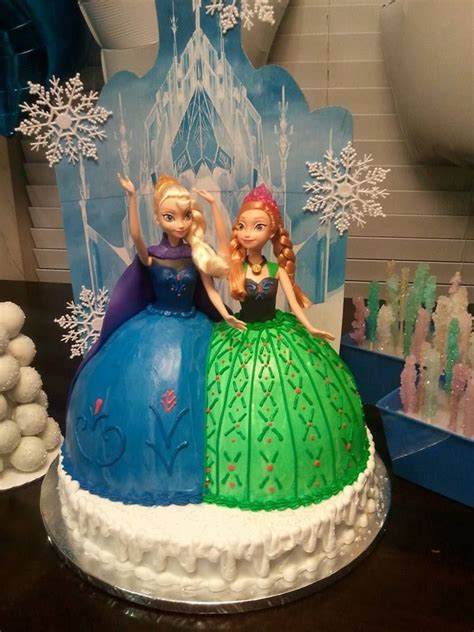 Anna Frozen Cake, Frozen Doll Cake, Anna Cake, Frozen Theme Cake ...