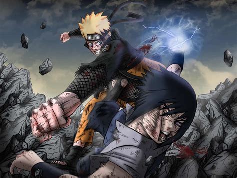 Naruto vs Sasuke Jeffrey R Lopez - Illustrations ART street