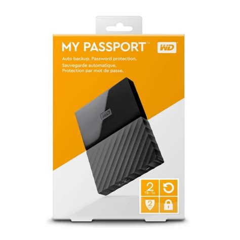 WD 2TB My Passport Portable External Hard Drive (2 YEARS WARRANTY ...