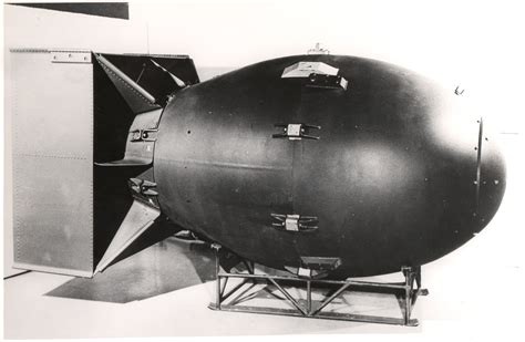 Armament, Bombs, Atomic Bomb "Fat Man" (Nuclear Weapon). [photograph ...