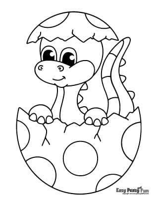 Dinosaur Coloring Pages - 30 Printable Sheets - Easy Peasy and Fun