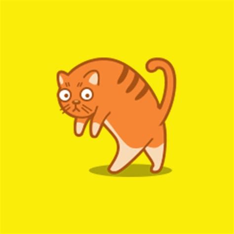 Cat Emoji Sticker Animated Gifs Icon for Cat Lover by Ying Zheng