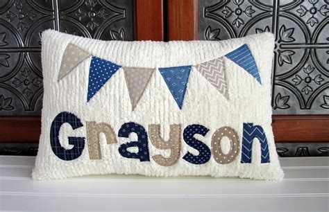 Personalized Name Pillow Baby Boy Personalized Gift | Etsy