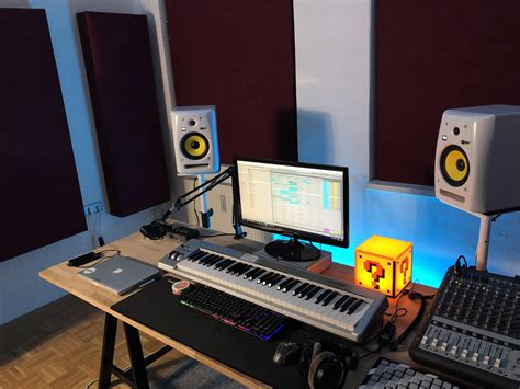 My New Studio Setup (It was a bedroom once) : r/MusicBattlestations