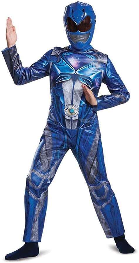 Power Rangers Blue Ranger Child's Classic Multicolor Halloween Costume ...