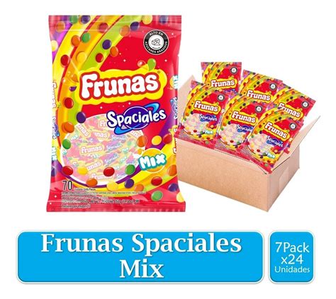 Frunas Dulces Spaciales Frutos Rojos 7 Paquetes X70 Uds - Luegopago