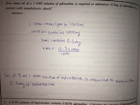 Dose and Dilution Calculation Problems Flashcards | Quizlet