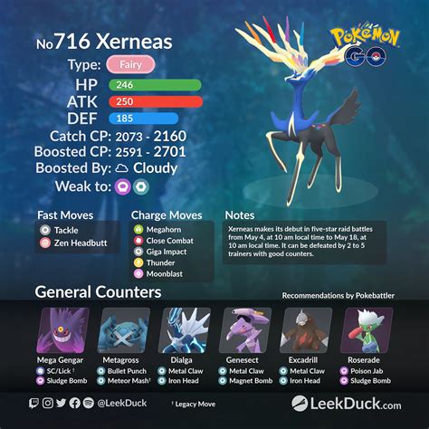 Xerneas Debuts in Raid Battles - Leek Duck | Pokémon GO News and Resources