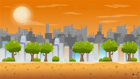 Free Vector Cartoon Game Backgrounds | GameDev Market