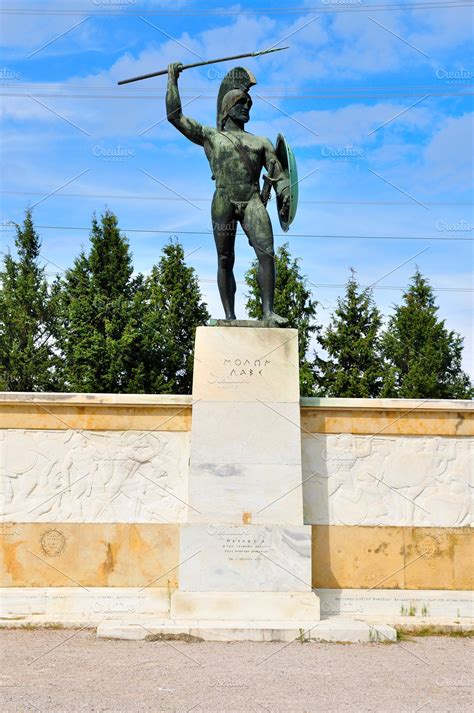 Statue of Leonidas, | High-Quality Architecture Stock Photos ~ Creative ...