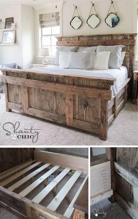 How To Build Wooden Bed Frame | Webframes.org